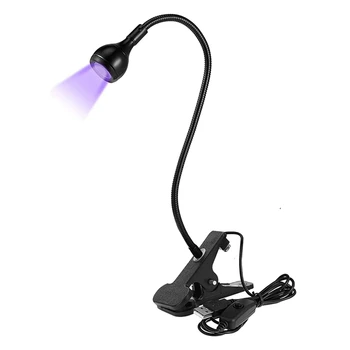 Led UV-лампа За Втвърдяване на лепилото за телефон с пълен USB, UV led Лампа За гелевых Нокти, Преносими Гъвкави Настолни Лампи Със Скоба За ремонт на мобилни Устройства
