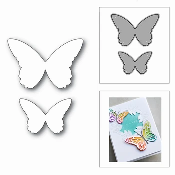 Duo Butterfly Outline 2021 Нови Метални Режещи Печати за 