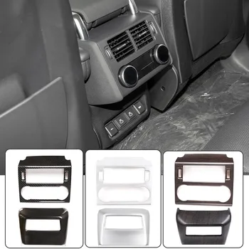 За Land Rover Discovery 5 2021-2022 ABS Въглеродни влакна/Сребрист Аксесоари за Автомобили Задната Выхлопное Дупка Декоративна Рамка Автомобилни Аксесоари
