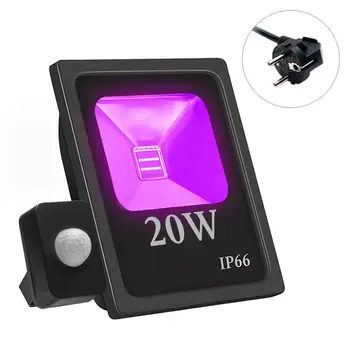 20 W UV Led Прожектор Лилаво Blacklight С Прожектор Вечерни Светлина За Сцена Аквариум Неоновите Светещи Декор