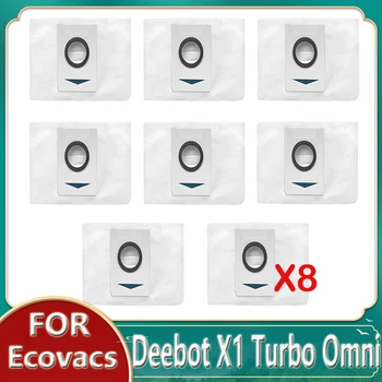 За Ecovacs Deebot X1 Turbo Omni Робот Прахосмукачка Взаимозаменяеми Торба За Прах Аксесоари Резервни Части Резервен Комплект Торбичка За Събиране На Прах