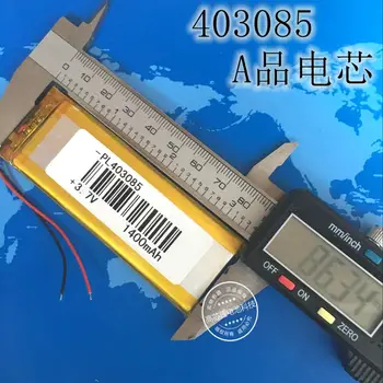 3,7 В полимерна литиева батерия 403085 1400 ма устройство записващо Оборудване за PSP MP3 MP4 говорител Акумулаторна Литиево-йонна елемент