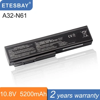 ETESBAY 5200 mah A32-N61 Батерия за лаптоп ASUS G50 G50E N61 N61J N61D N61V N61VG M50s N53 N53S N53SV N43S N43JF A32-M50 A33-M50