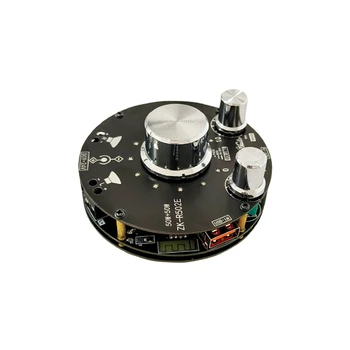 ЗК-R502E Bluetooth 5,0 Высокомощный Цифров Усилвател Стерео Такса 50Wx2 AMP Amplificador Начална Музика С Индикатор за силата на Звука