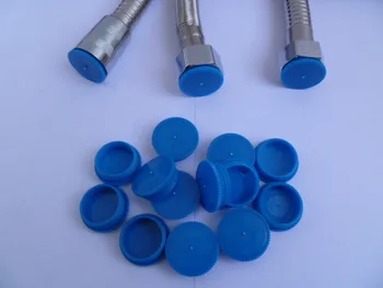 Плисирани тръба декоративна капачка накрайник за маркуч син цвят, предназначена за продажба на десетгодишния качество, като продукти за продажба