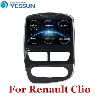 Восьмиядерный Android 9 Автомобил Без DVD Плейър GPS навигация За Renault Clio 2013-2019 магнитола мултимедийно главното устройство IPS екран