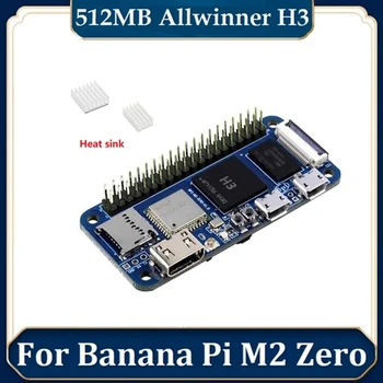BPI-M2 Zero Allwinner H3 + Четириядрен процесор Cortex-A7 H265/HEVC 1080P 512 М DDR3 Компютърна такса за разработка с 2-кратно отопление
