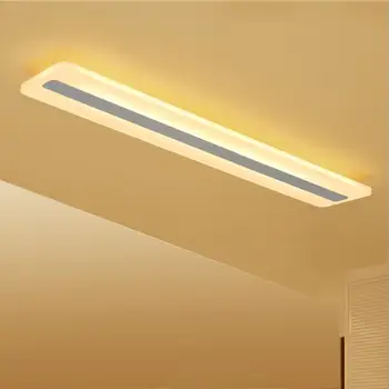 Модерен минимализъм, led таван с осветителни тела с висока яркост, правоъгълни плафониери за спални, Хол, коридор, Тавана лампа, осветление lamparas de techo