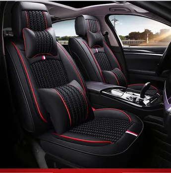 Добро качество! Пълен комплект калъфи за автомобилни седалки Audi A3 2019-2012, трайни дишащи седалките A3 2016, Безплатна доставка