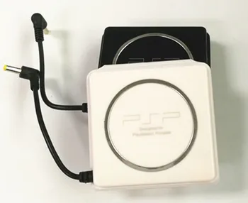 Слот Аксесоари Черен/Бял 2400 ма Външен Батерия, Зарядно Устройство Power Bank за Sony Преносимо Оборудване за PSP 2000/3000