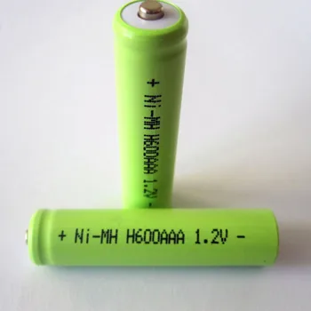 Безплатна доставка на Висококачествени Играчки Батерия Ni-MH Ni mh Размер ААА 1,2 600 mah за Модел На Състезателна кола от Изход светлина батерия 100 бр./лот