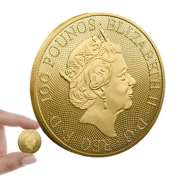 Монети на кралица Пожелаха на Колекционерски Монети на Кралица Елизабет Възпоменателни монети, Монети, кралица Елизабет Метални Кръгли Монети, Медальони