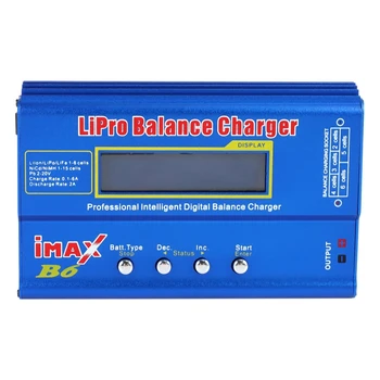 Imax B6 12 В Зарядното устройство 80 W Lipro Баланс Зарядно Устройство за Nimh акумулаторна Литиево-Йонна батерия Ni-Cd Цифров Rc Зарядно Устройство 12v 6A Адаптер за захранване на Зарядно Устройство (Без щепсела)