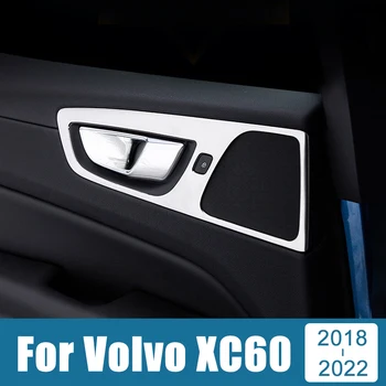 За Volvo XC60 2018 2019 2020 2021 2022 Неръждаема Автомобилна Вътрешна Врата копчето Купа Рамка Капак Завърши Стикери за Украса и Аксесоари