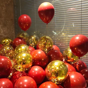 30шт Златни Черни Метални Латекс Взривозащитени Балони за украса на парти по случай рождения ден на пораснали Деца, Балони Гелиевые Глобуси Сватбен Декор