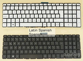 Латинска америка испанска клавиатура За HP HPM14M56LA-920 AEX15L00310 Черен /Бял