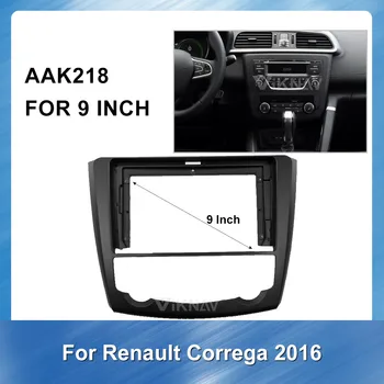 9 Инча 2 Din Радио За Renault Correga 2016 2DIN Аудио Мултимедиен Плейър GPS Навигация Определяне на Финала Инсталация