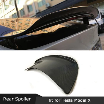 Автомобилни Аксесоари, Заден Спойлер Зареждане на Състезателни Крила За Tesla, Модел X 2016-2018 Въглеродни Влакна/FRP Покритие на Багажника Спойлер Автомобилен Стайлинг