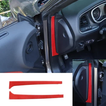 Подходящ за Dodge Challenger 2015-2022 Мека Предна стойка от въглеродни влакна, Декоративна украса, аксесоари за интериор на Автомобила