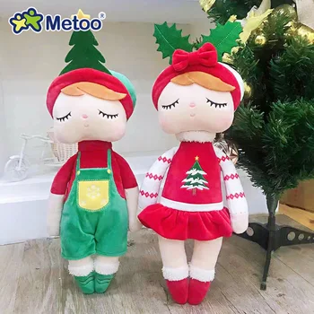 Metoo Коледни Кукли Диана Момичета Момчета Плюшени Играчки С Чучелами Животни На Коледен Детски Коледен Подарък