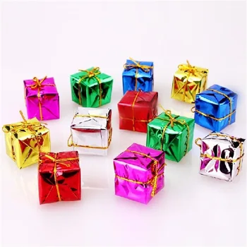 Коледно Дърво Малките Подаръчни Кутии, Висящи Бижута Бижута Вечерни Сувенири (случаен цвят)