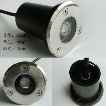 Безплатна доставка 3 Watt Led Подземни Лампи/led подземен лампа/led градински хирургична лампа/IP67/DC12V/85 В-265 В CE & RoHS