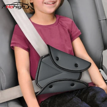 Универсален Автомобилен Защитен Калъф За Колан на автомобила Мек Регулируем Триъгълни устойчив на удари Шийката на предпазните колани Въздушни Скоби Защита за Детски предпазни Колани