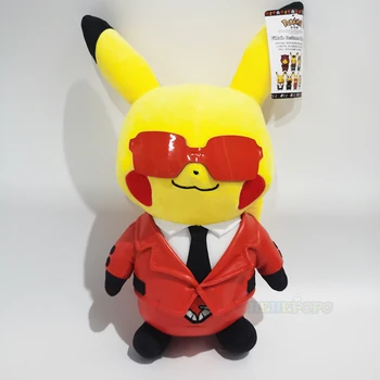 28 см Оригинален костюм Pokemon Team Flare от плюш Pikachu Poké - 8 ¾ инча.