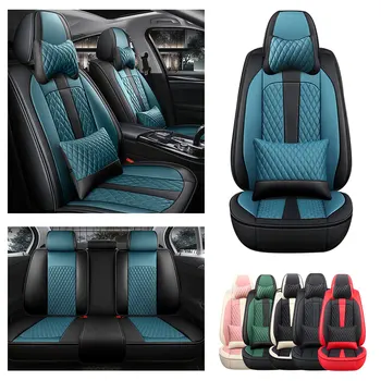 Калъфи За автомобилни Седалки на Ford Escape Маверик Fusion/Mondeo Taurus Focus 2008-2018 Ranger Кожена Авто Възглавница Автомобилни Аксесоари