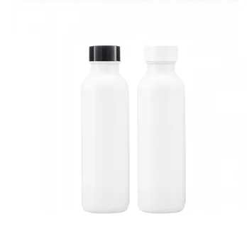 150 мл матова бяла стъклена бутилка с бяла/черна капак пластмасов накрайник за вода тонер/лосион/емулсия копър основата на козметична опаковка