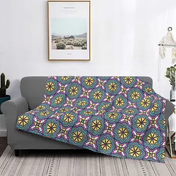 Одеяла в стил бохо За легла, Качествени Фланелен Одеяла със Защита От търкалянето, Подаръци За дома