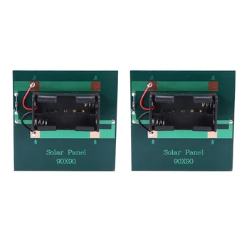 5X1 W 4 В Акумулаторна батерия AA Зарядно Устройство За Слънчеви Батерии с Основание За Директно зареждане на батерии 2XAA