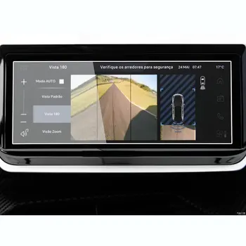 Филм От закалено стъкло За Peugeot 208 E208 2020 2021 2022 10 инча автомобилна информационно-развлекателна система с gps навигация медии сензорен екран протектор