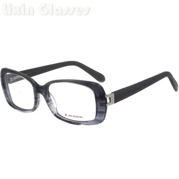 18482 Висококачествени Мъжки Ацетатные Кутия Сива Линия Рамки За Очила, Очила за Оптични Рамки, Очила