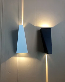 Открит на 6 Watt LED КОЧАН, с монтиран на стената Лампа, Водоустойчив Лампата на Верандата Балкон Градински Порти, Вила