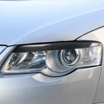 Вежда лампи, фарове на кола светлина предната кола въглеродни влакна декоративна За VW Passat