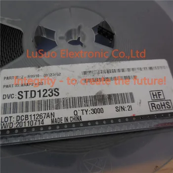 100ШТ STD123S маркировка: 123 STD123 един силициев NPN Транзистор SOT23 Нов Оригинален