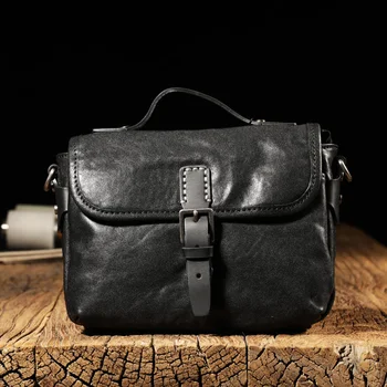 EUMOAN, мъжки чанти от кожа растително дъбени, мъжка чанта от естествена кожа, чанта през рамо, бизнес ежедневна чанта