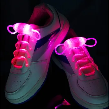 12 чифта/много Популярни Led Светещи Връзки За обувки Нощният Парти Мига Шнур За Малки Момичета и момчета, Светещи Led Връзки За обувки